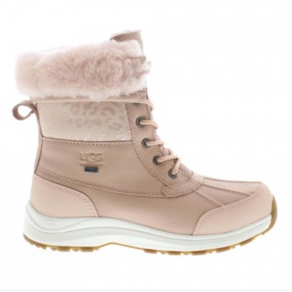UGG Adirondack III Snow Leopard Quartz Boots NEW - Picture 2 of 12